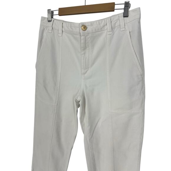 Brunello Cucinelli White Patch Pocket Utility Cotton Pants - Picture 5 of 14